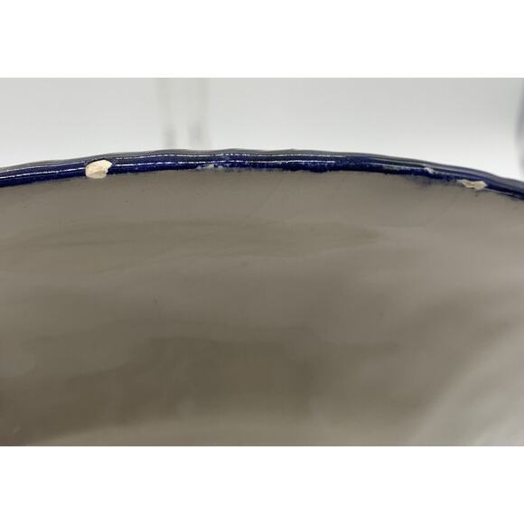 Ceramic Hand Painted Nautical Decorative Plate Sailing Ship Signed 11” Read - Picture 9 of 10